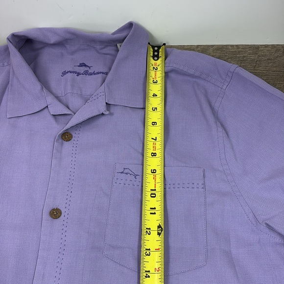 Tommy Bahama Men’s Short Sleeve Silk Blend Button Down Shirt Size XL - Picture 8 of 9